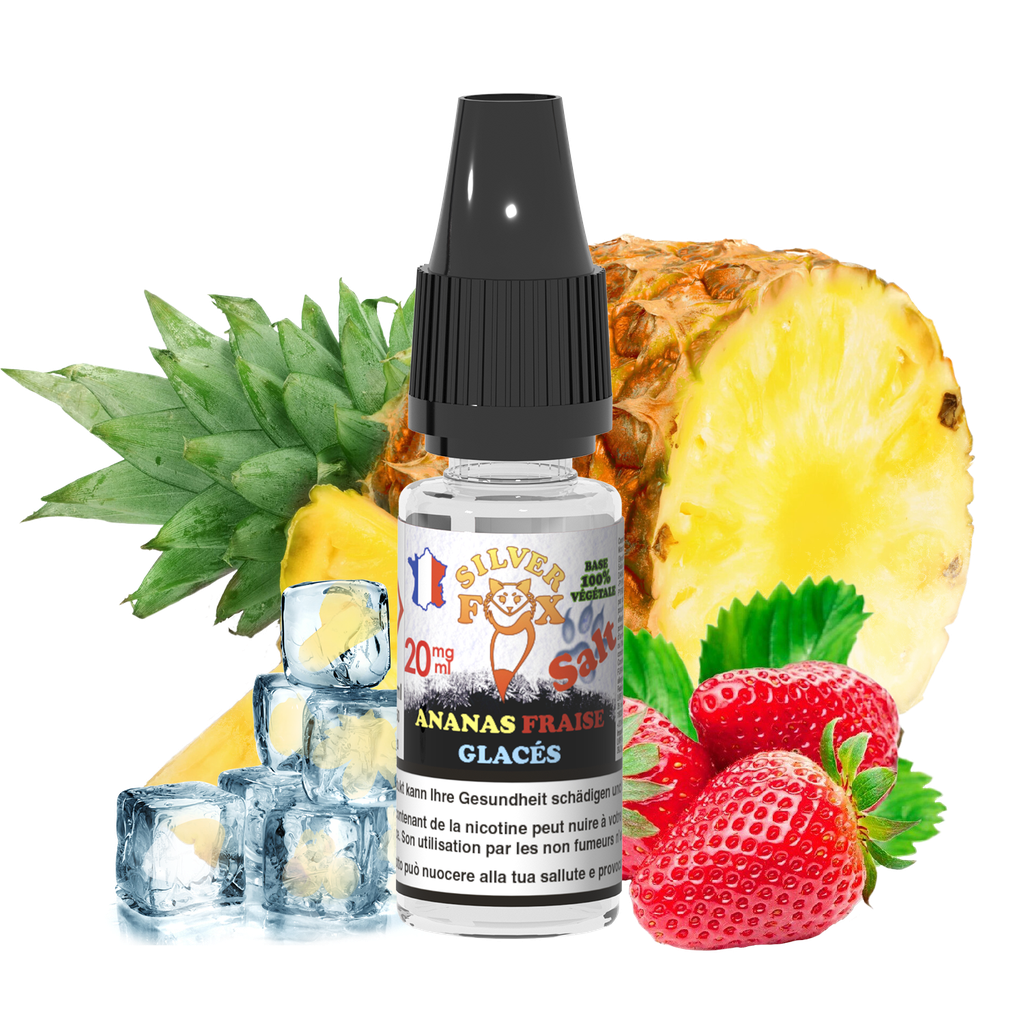 Silver Fox Pineapple Strawberry 10 ml Salt
