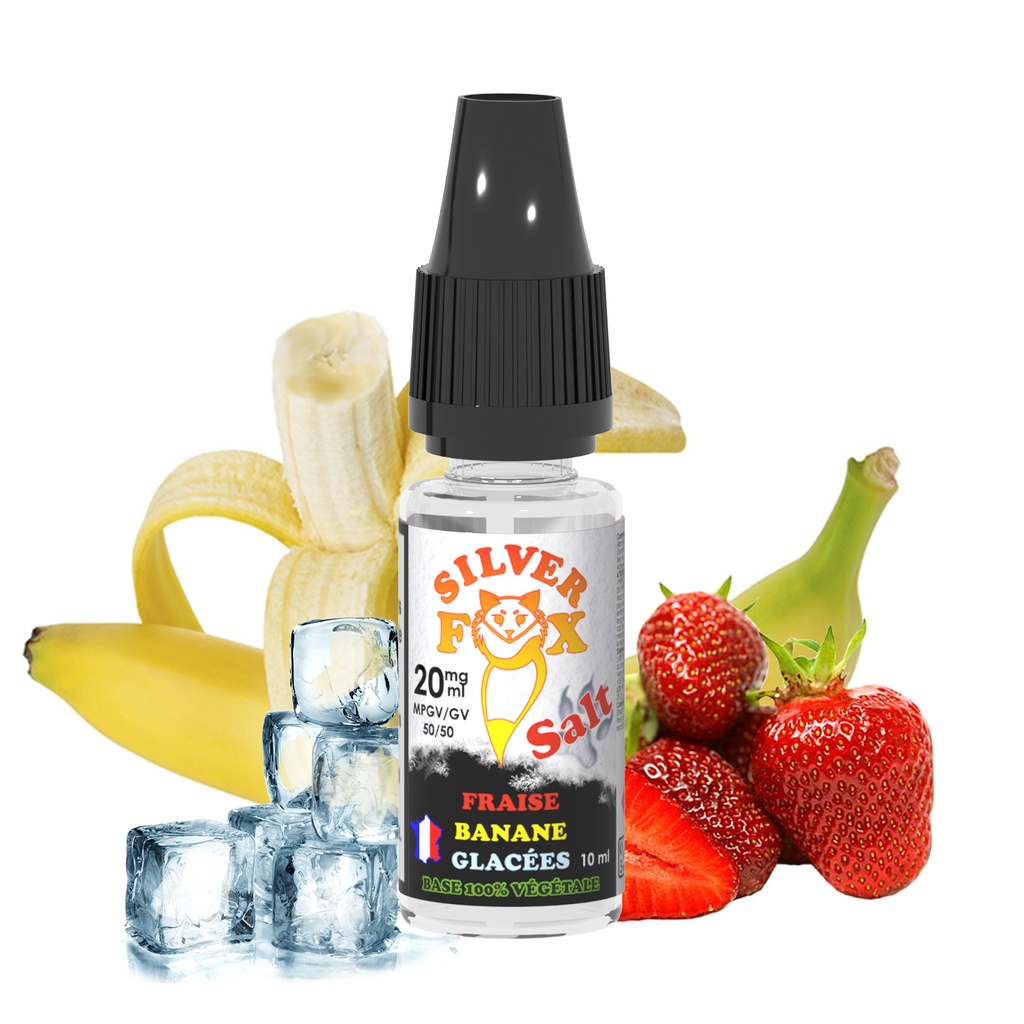 Silver Fox Strawberry Banana 10 ml Salt