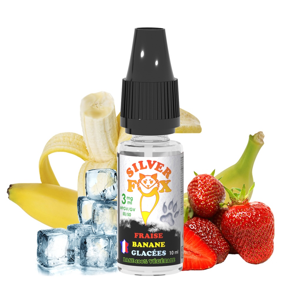 10ml Fraise Banane Silver Fox 