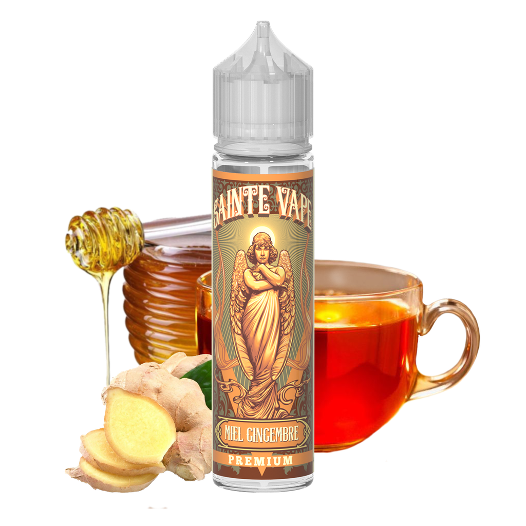 50ml Thé Noir Miel Gingembre Sainte Vape