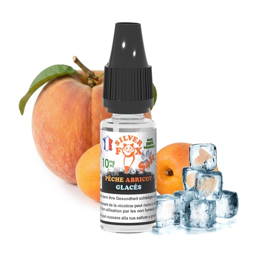 Sel 10ml Pêche Abricot Silver Fox (10 mg)