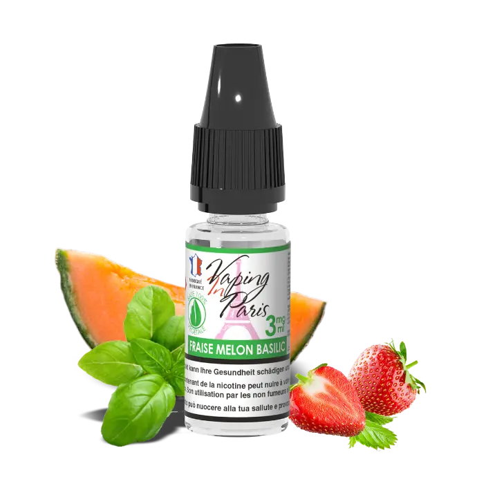 10ml Fraise Melon Basilic VIP