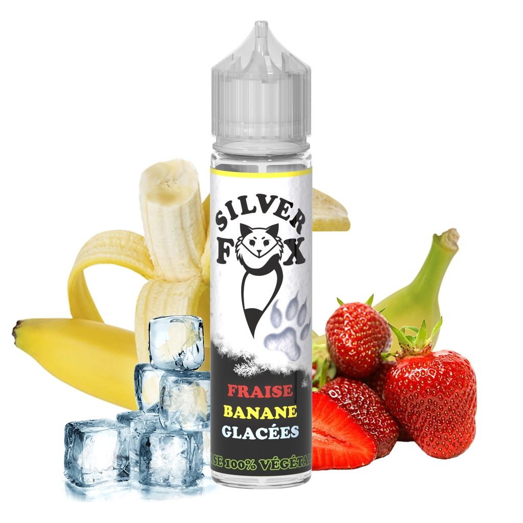 Silver Fox Fraise Banane (Strawberry Banana) 50/70 ml