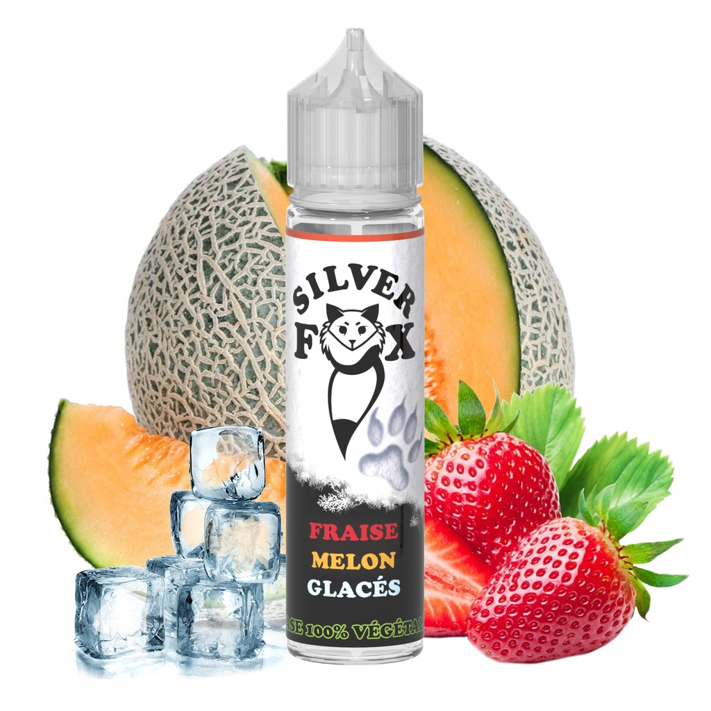 50ml Fraise Melon Silver Fox